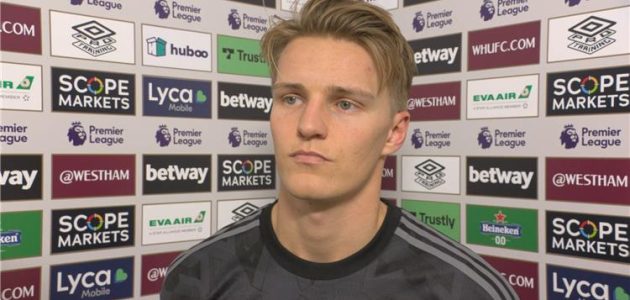 أوديجارد بعد تعادل آرسنال مع وست هام: قمنا بأشياء غبية.. والأمر ما زال في أيدينا