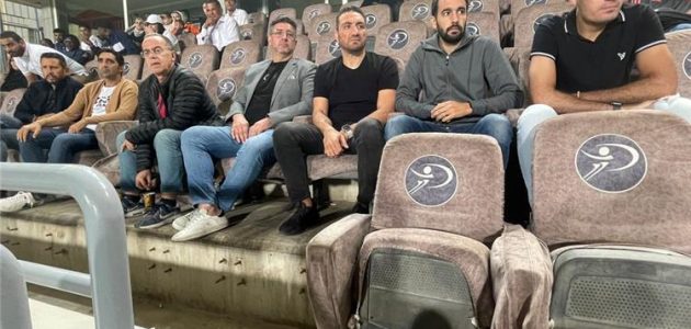 فيتوريا يحضر مباراة الاتحاد السكندري وإنبي في الدوري